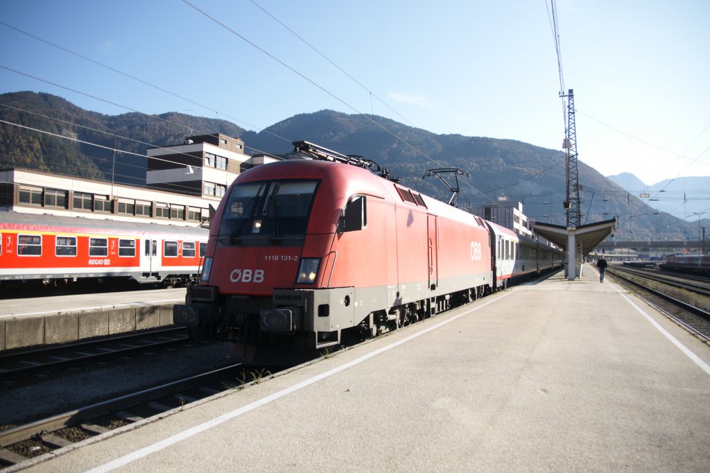 1116 131-2 am 30. Oktober 2011 in Kufstein/Tirol.
