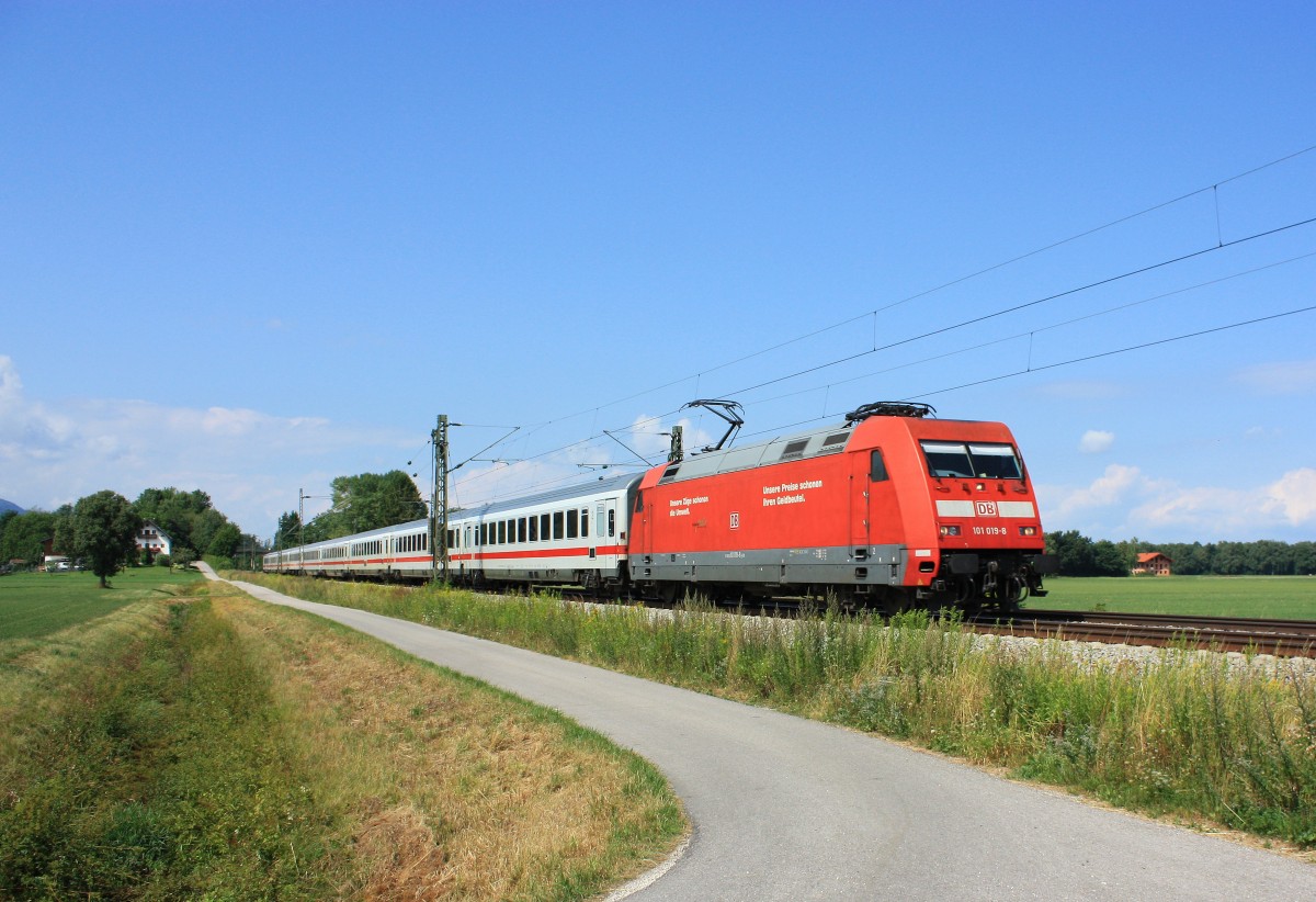 101 019-8 am 11. August 2013 bei �bersee.