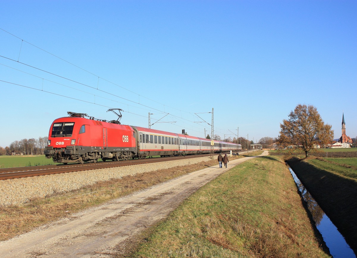 1016 040-6 am 1. Dezember 2013 bei �bersee.