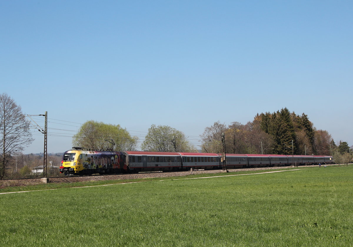 1116 153-8  �AMTC  am 11. April 2016 kurz nach Prien am Chiemsee.