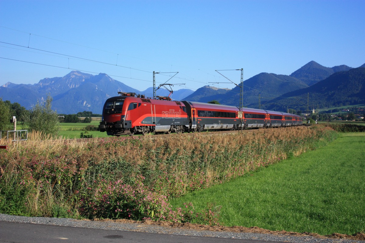 1116 201-5 am 4. September 2013 bei Weisham.