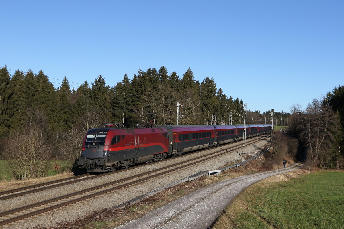 1116 206 am 31. Dezember 2021 bei Grabenst�tt.