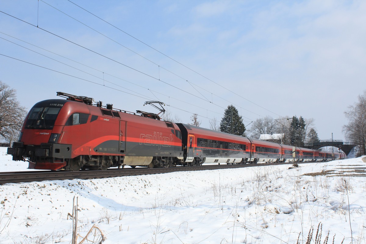 1116 219-7 am 1. April 2013 bei �bersee.