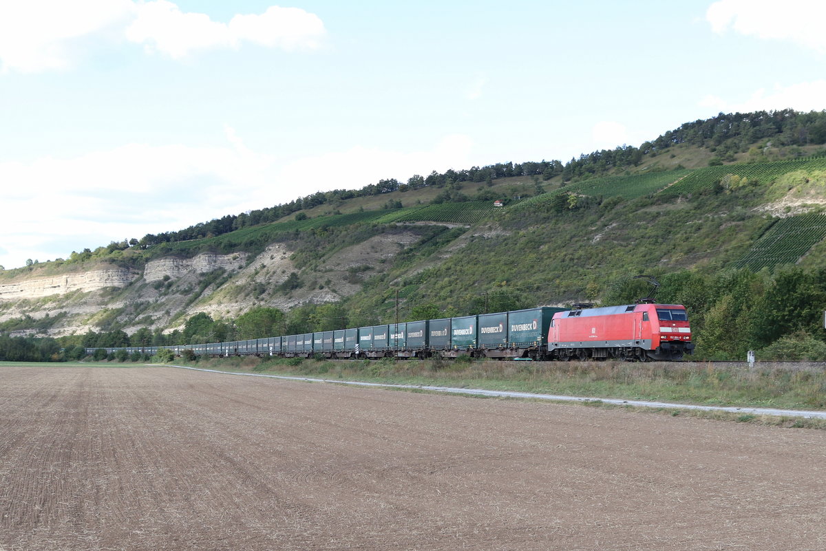152 084 am 2. September 2019 bei Th�ngersheim im Maintal.