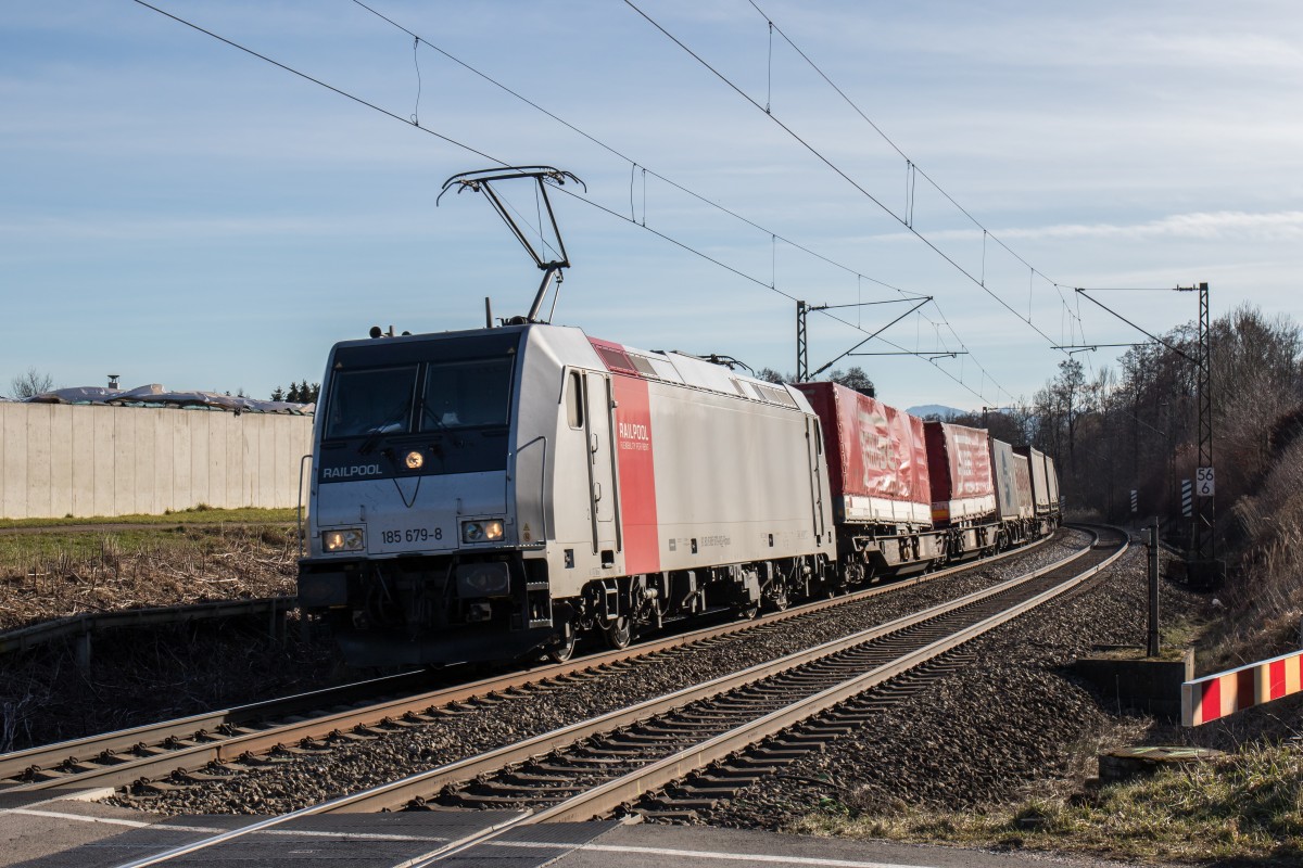 185 679-8 am 12. Februar 2016 bei Vogl.
