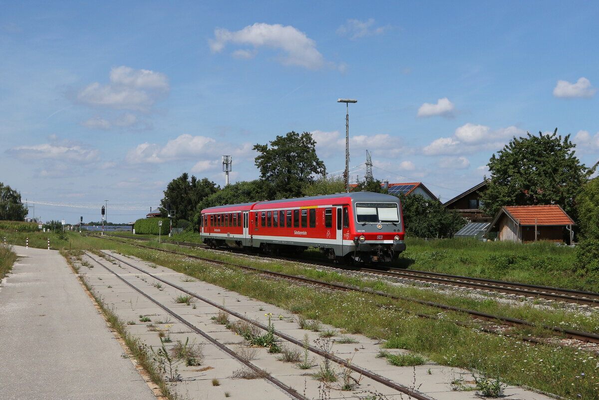 628 639 war am 25. August 2025 bei Pirach auf dem Weg nach Burghausen.