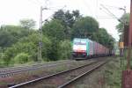Die Cobra 2829 kommt mit einem gemischten KLV-Zug von Aachen-West nach Belgien und f�hrt den Gemmenicher-Weg hoch.
13.5.2011