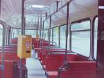 1983, Vorfhrwagen SZ-JL 26. Die Innenausstattung unterschied sich im Gegensatz zur Technik des Busses, erheblich von den bei Pekol im Einsatz befindlichen Bussen.