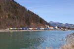189 903 und 189 904 mit einem  KLV  aus M�nchen kommend am 5. M�rz 2025 bei Kufstein am Inn.